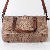 American Darling Crocodile Embossed Genuine Leather Women Bag Western Handbag Purse