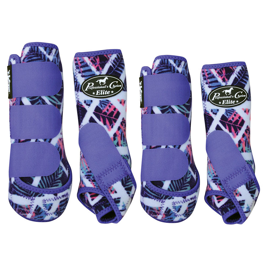Lrg Professional'S Choice W. H. Vetech Elite 4pk Sport Boots by Hilason – Cowboy and equestrian accessories