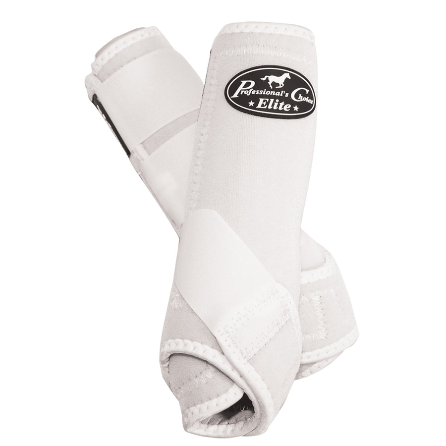 Med Professional'S Choice W. H. Ven Tech Elite Front Sport Boots White by Hilason – Cowboy and equestrian accessories