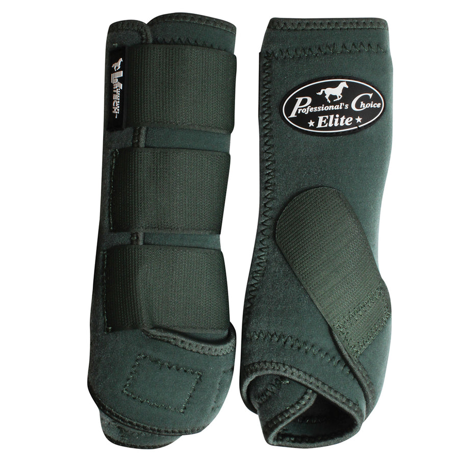 Sml Professional'S Choice W. H. Ven Tech Elite Front Sport Boots Olive by Hilason – Cowboy and equestrian accessories