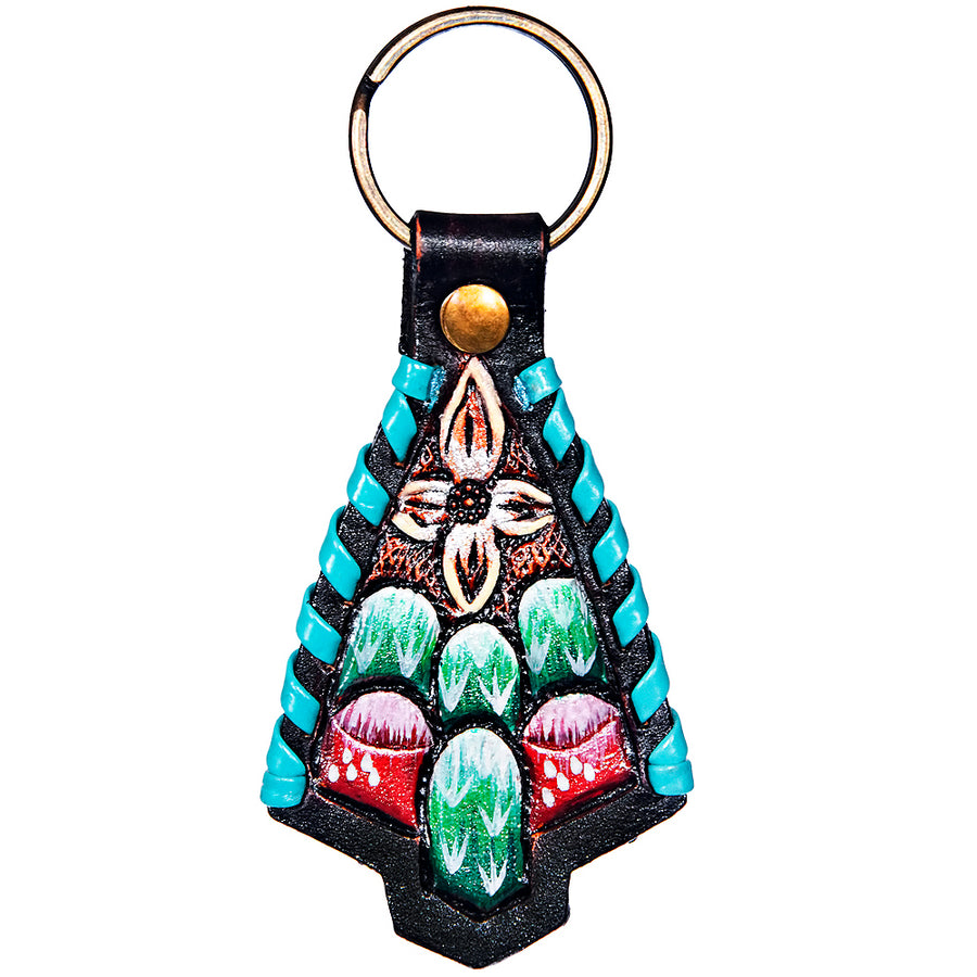 Leather Key Chain Ring Handcraft Handmade Hilason - Uhorse