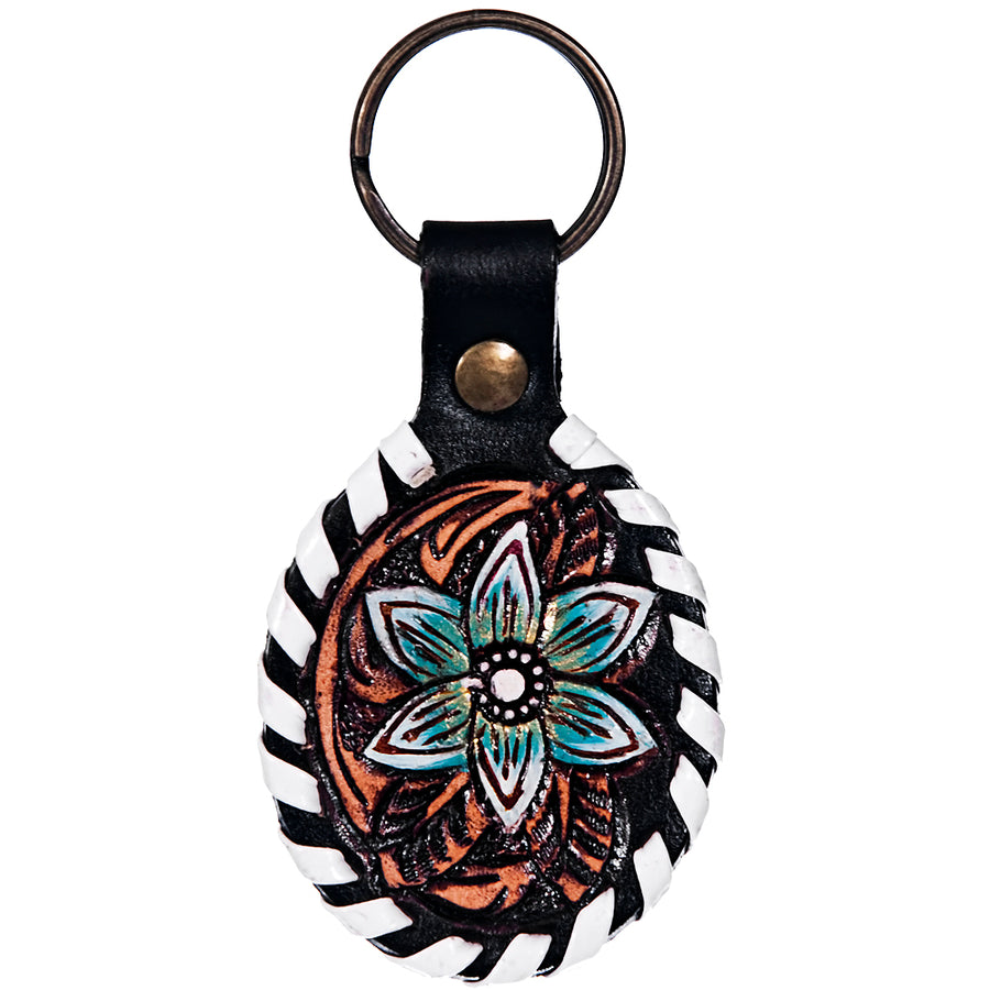 Leather Key Chain Ring Handcraft Handmade Hilason - Uhorse