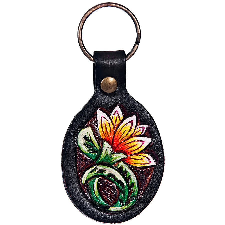 Leather Key Chain Ring Handcraft Handmade Hilason - Uhorse