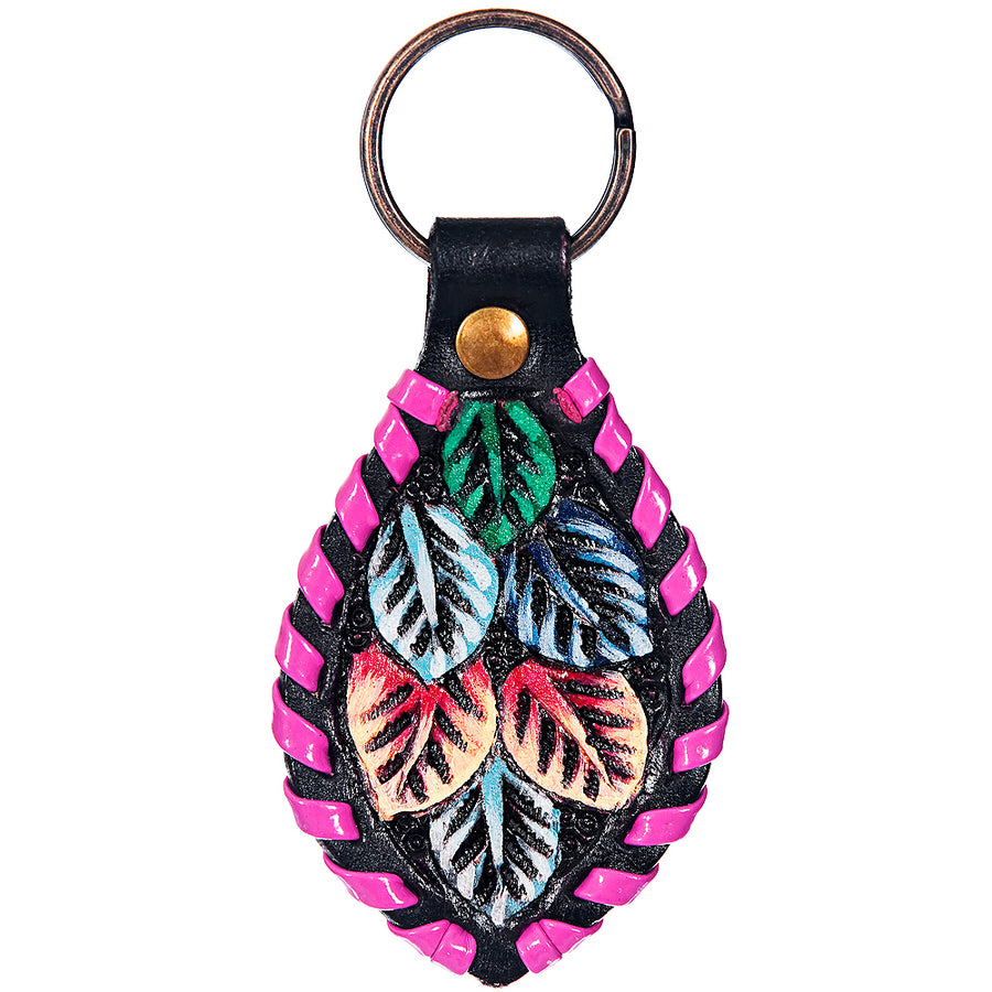 Leather Key Chain Ring Handcraft Handmade Hilason - Uhorse