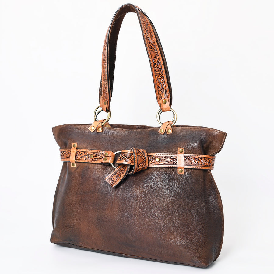 American Darling Tote Full Grain Genuine Leather Western Women Bag Handbag Purse | Travel Bags College Casual - Uhorse