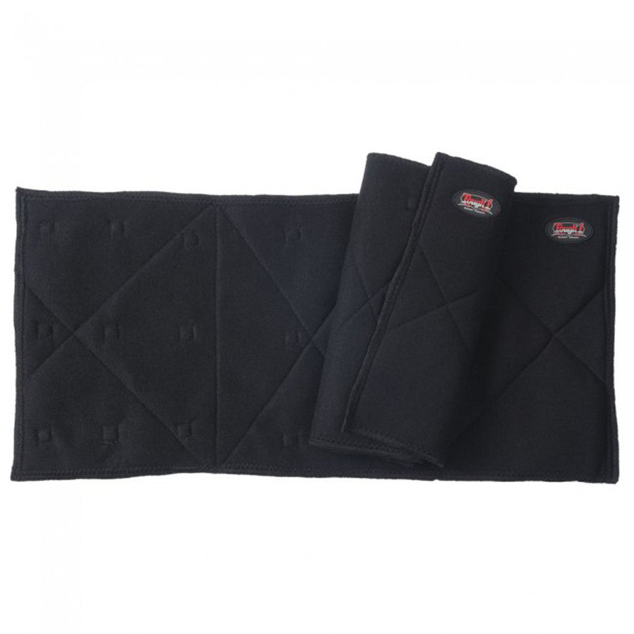 13” x 27” Tough 1 Magnetic Leg Quilts Black Sold in Pairs by Hilason – Cowboy and equestrian accessories