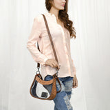 American Darling ADBG1098 Clear Bag Hand Tooled Genuine Leather Women Bag Western Handbag Purse