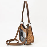 American Darling ADBG1098 Clear Bag Hand Tooled Genuine Leather Women Bag Western Handbag Purse