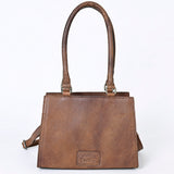 American Darling Western Tote Bag with Hair-On Cowhide, Hand-Tooled Floral Leather, Premium Craftsmanship & Everyday Carry Design