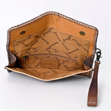 ADBG1105 American Darling Wallet Hand Tooled Genuine Leather women bag