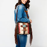 ADBG1118 American Darling Cross Body Saddle Blanket Genuine Leather