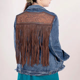 American Darling ADJKT004-S Genuine leather Hand tooled hand carved by Hilason – Cowboy and equestrian accessories
