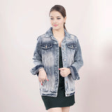 ADJKT010 Genuine leather Hand tooled hand carved Women 100% cotton Denim jacket  dress ladies girl