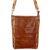 American Darling ADBG379 Large Crossbody Hand Tooled Genuine Leather women bag western handbag purse