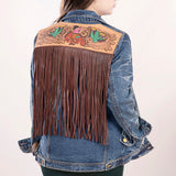 American Darling ADJKT017-L Genuine leather Hand tooled hand carved by Hilason – Cowboy and equestrian accessories