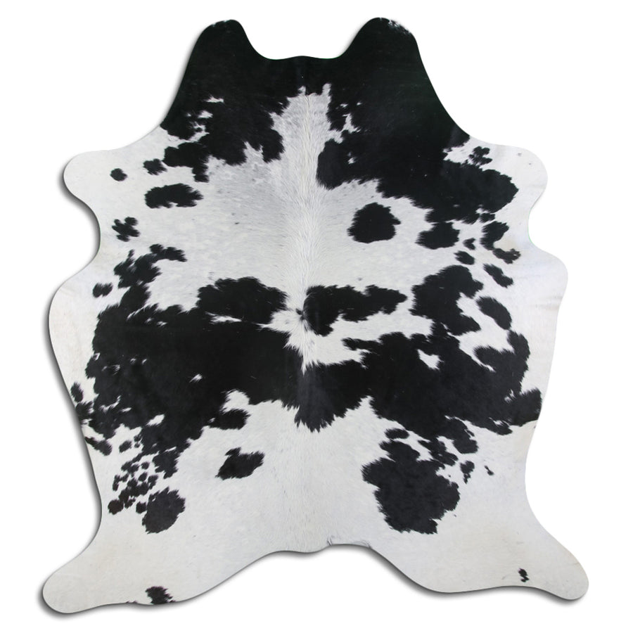 7.5 Ft X 6.5 Ft Brazilian Cowhide Skin Rug Hair-On Leather Carpet - Uhorse