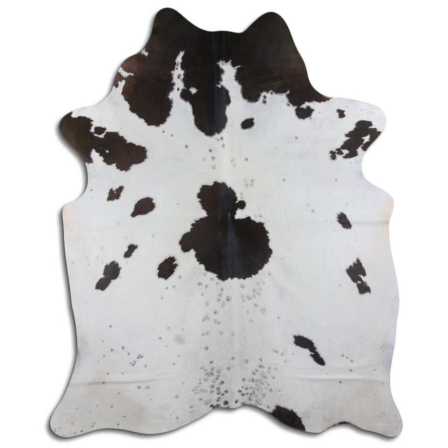 Black and white cowhide leather chaps - Hilason
