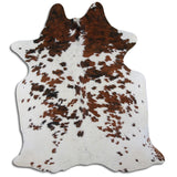 7.5 Ft X 6.5 Ft Hair On Leather Cowhide From Brazil Skin Rug Carpet by Hilason – Cowboy and equestrian accessories