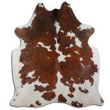 8.5 Ft X 7.5 Ft Hair On Leather Cowhide From Brazil Skin Rug Carpet by Hilason – Cowboy and equestrian accessories