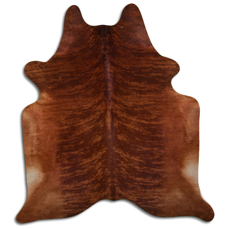 7.5 Ft X 6.5 Ft Brazilian Cowhide Skin Rug Hair-On Leather Carpet - Uhorse