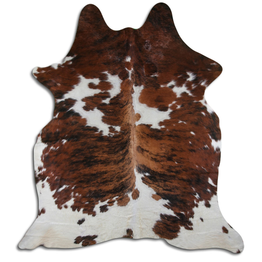 7.5 Ft X 6.5 Ft Genuine Brazilian Cowhide Skin Rug by Hilason | Hair-On Leather Home Décor Carpet