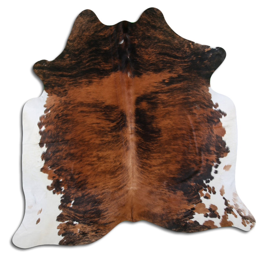 7 Ft X 7 Ft Genuine Brazilian Cowhide Skin Rug by Hilason | Hair-On Leather Home Décor Carpet