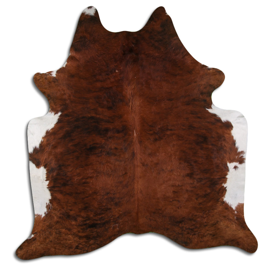 Brown leather bear skin rug - Uhorse