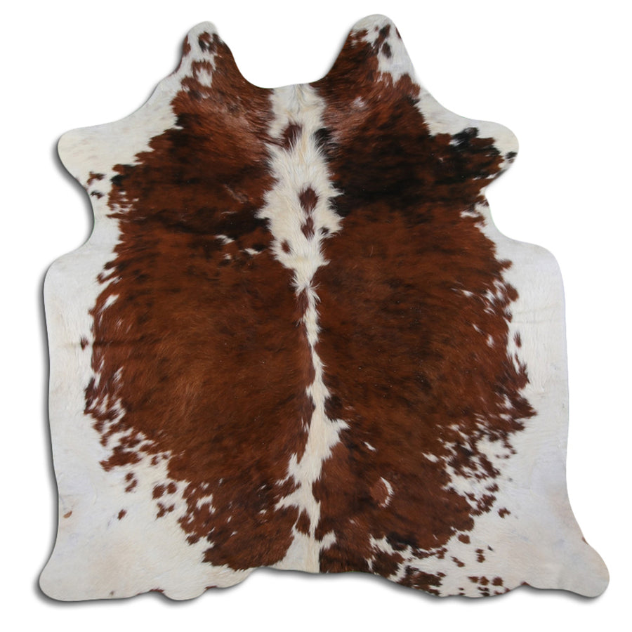7 Ft X 7 Ft Brazilian Cowhide Skin Rug Hair-On Leather Carpet - Uhorse