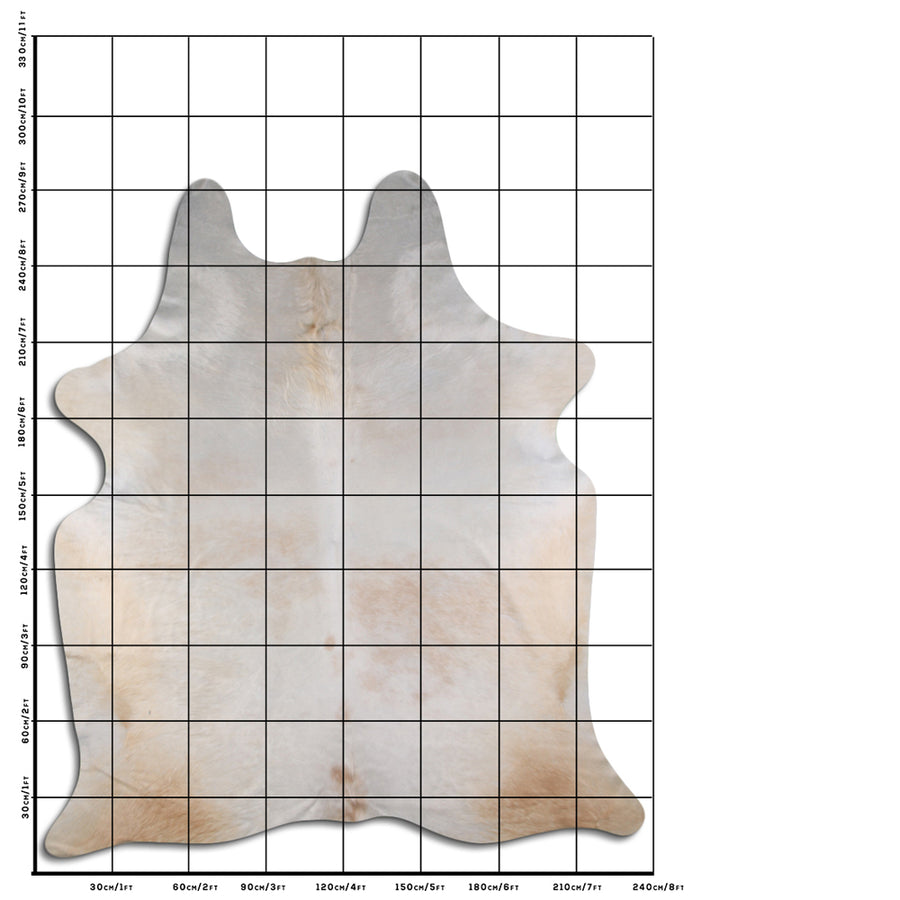 9 Ft X 8 Ft Genuine Brazilian Cowhide Skin Rug by Hilason | Hair-On Leather Home Décor Carpet