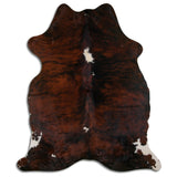 8 Ft X 6.5 Ft Hair On Leather Cowhide From Brazil Skin Rug Carpet by Hilason – Cowboy and equestrian accessories