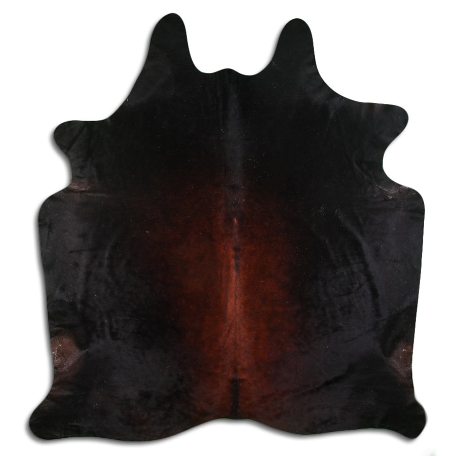 Black leather hide with reddish-brown markings - Uhorse