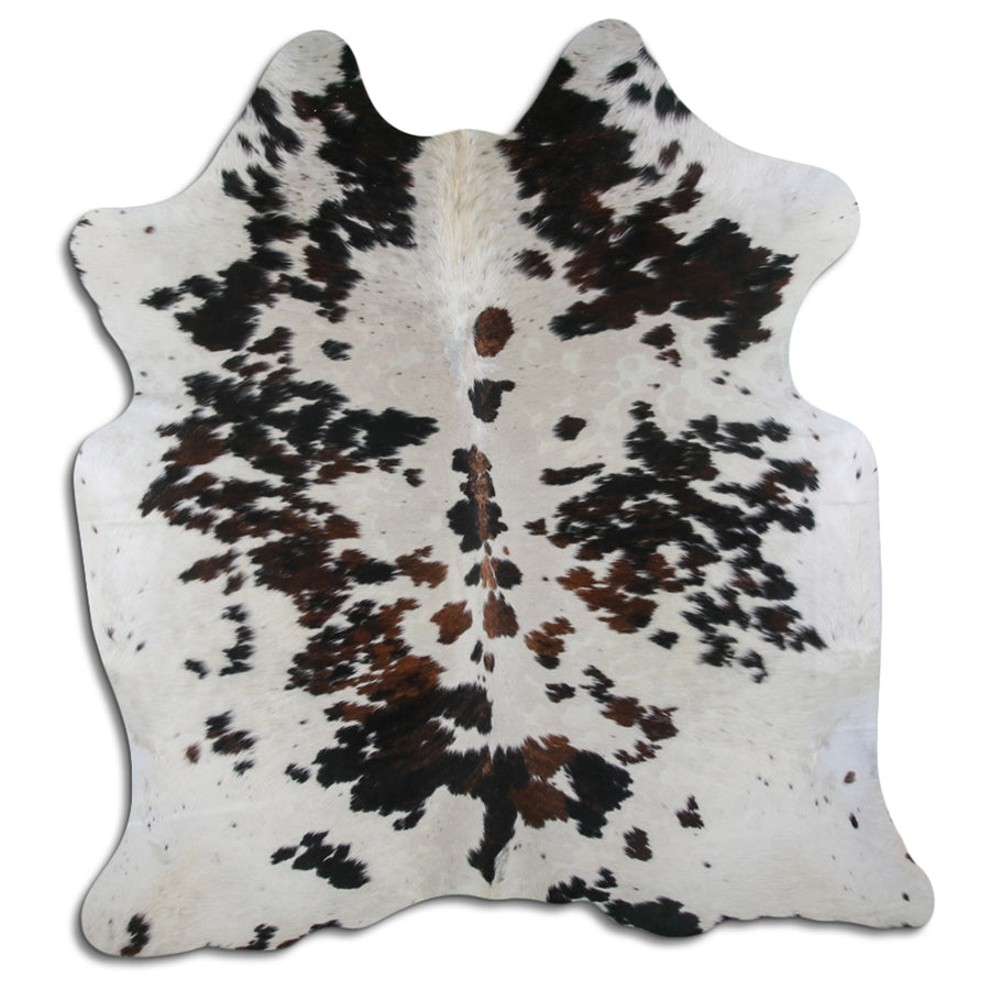 7.5 Ft X 6.5 Ft Genuine Brazilian Cowhide Skin Rug by Hilason | Hair-On Leather Home Décor Carpet