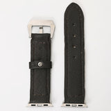 American Darling ADWAM103 Beautifully Hair-On Genuine American Leather I watch Strap Men and Women Unisex