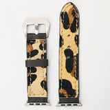 American Darling ADWAM103 Beautifully Hair-On Genuine American Leather I watch Strap Men and Women Unisex