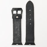 American Darling ADWAM106 Beautifully Hair-On Genuine American Leather I watch Strap Men and Women Unisex