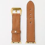American Darling ADWAM108 Beautifully Hair-On Genuine Leather I watch Strap Men and Women Unisex