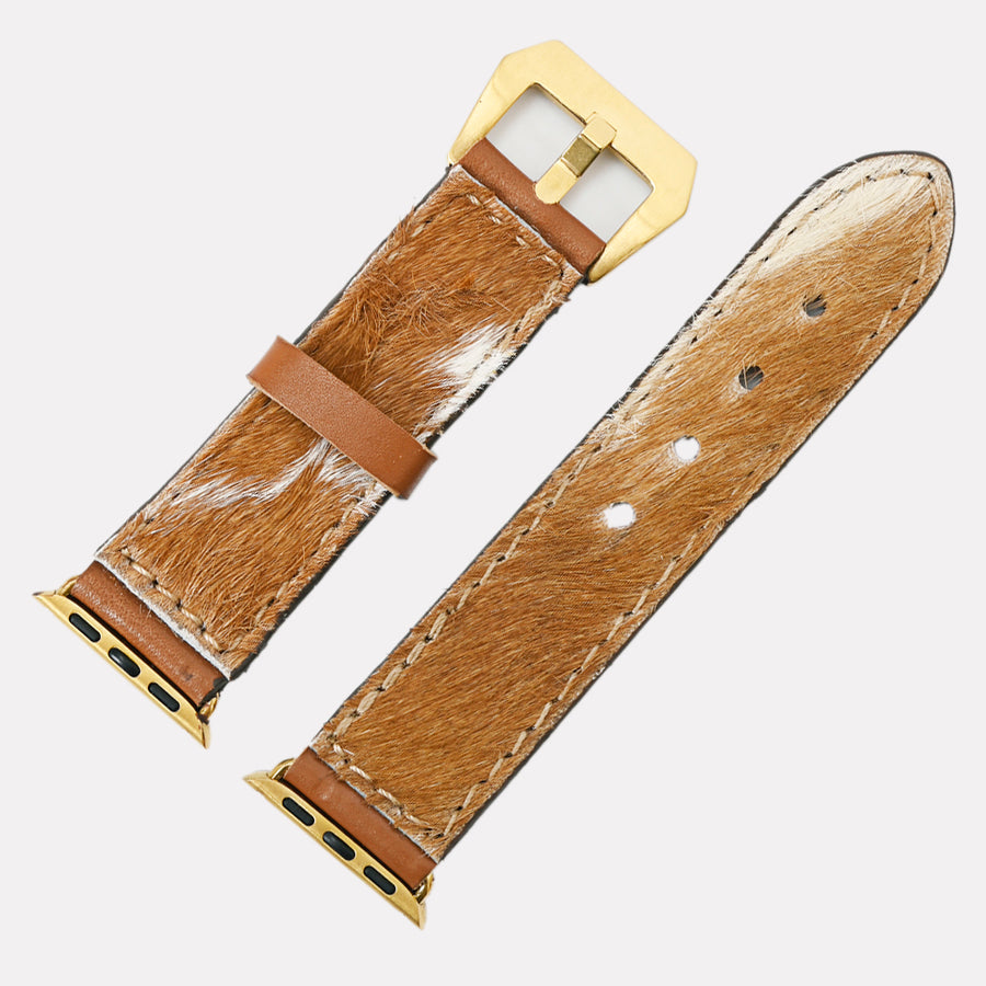 American Darling ADWAM108 Beautifully Hair-On Genuine Leather I watch by Hilason – Cowboy and equestrian accessories