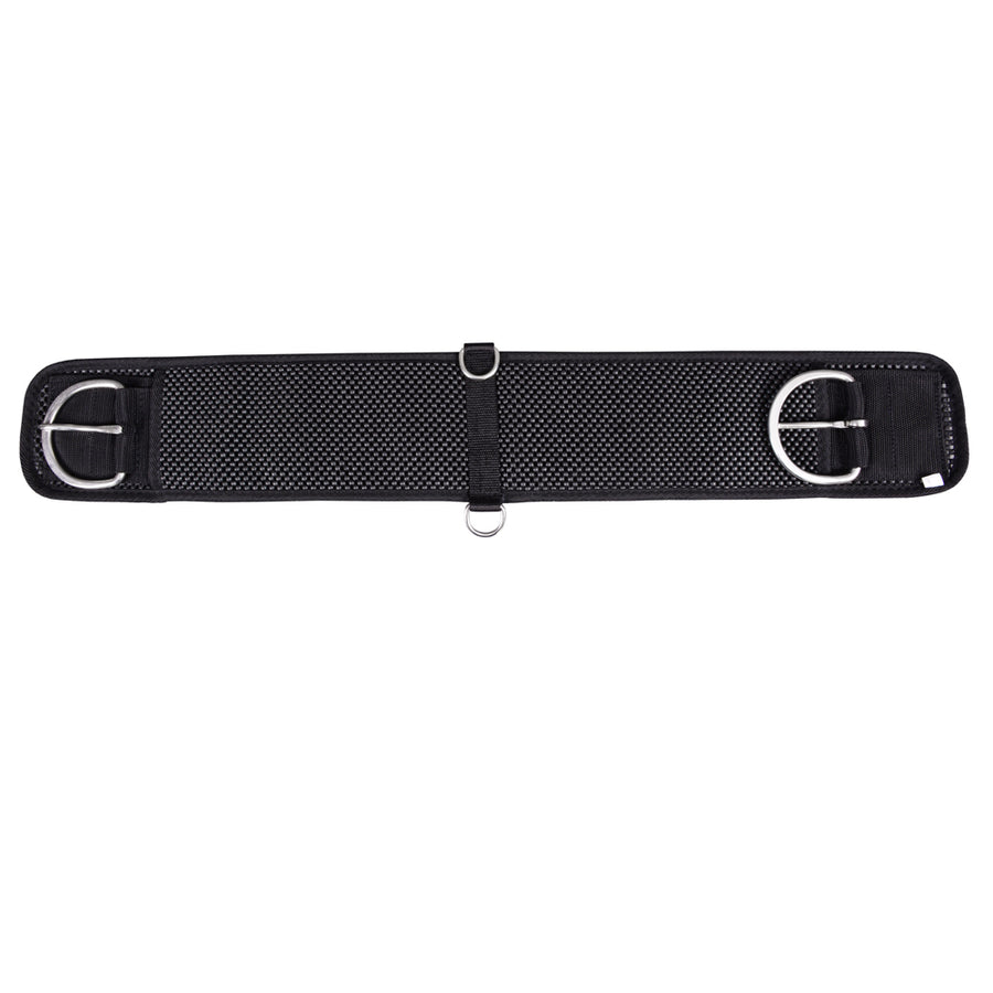 32 In Hilason Horse Saddle Neoprene Cinch Girth Stainless Steel Black - Hilason
