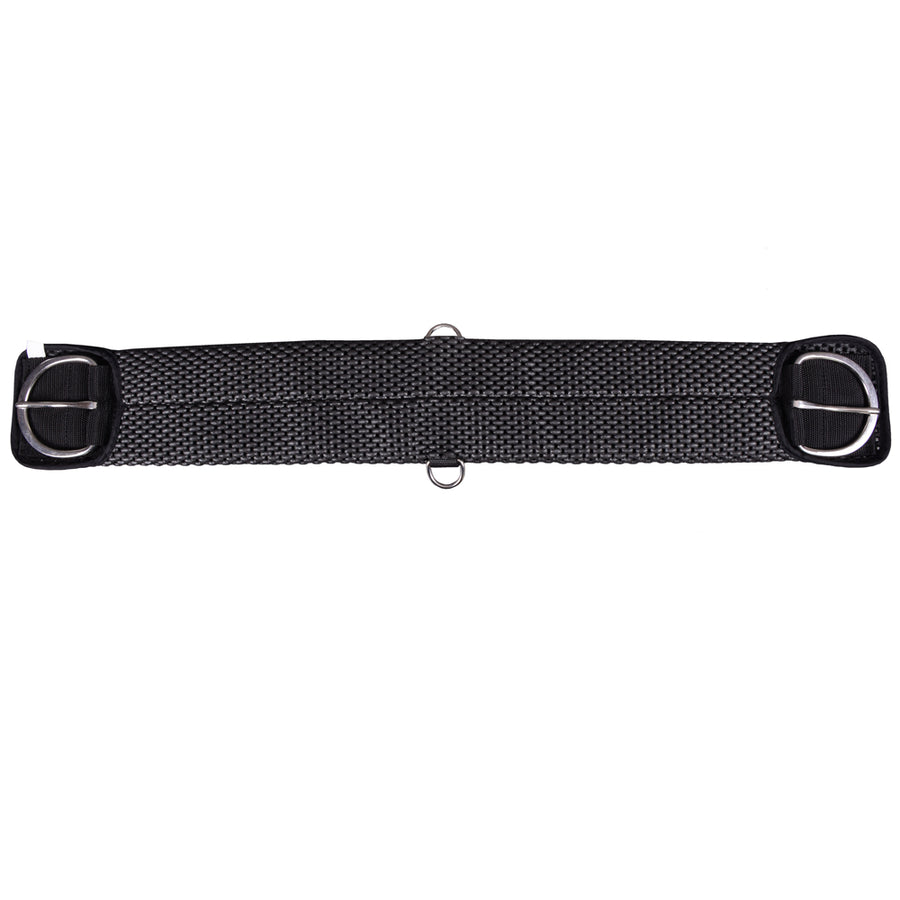 32 In Hilason Horse Neoprene Cinch Girth Stainless Steel Black - Uhorse
