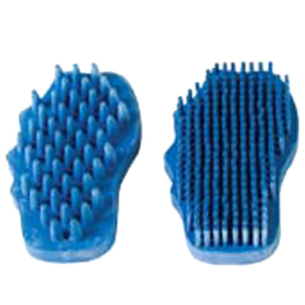 Set Of 2 Hilason H. Cleaner and groomer brush Blue by Hilason – Cowboy and equestrian accessories