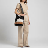 American Darling Handcrafted Cowhide Leather Hobo Bag with Tooled Floral Details - Western Luxe Fashion, Genuine Leather, Comfortable & Durable