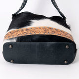 American Darling Handcrafted Cowhide Leather Hobo Bag with Tooled Floral Details - Western Luxe Fashion, Genuine Leather, Comfortable & Durable