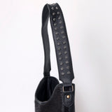 American Darling Handcrafted Cowhide Leather Hobo Bag with Tooled Floral Details - Western Luxe Fashion, Genuine Leather, Comfortable & Durable