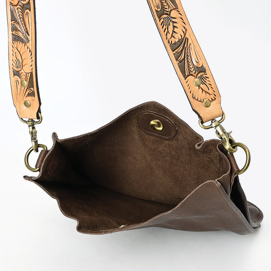 American Darling Large Crossbody Full Grain Genuine Leather Western Women Bag Handbag Purse
