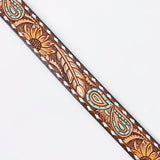 Beautifully Hand Tooled Hand Painted Genuine American Leather Belt Men and Women