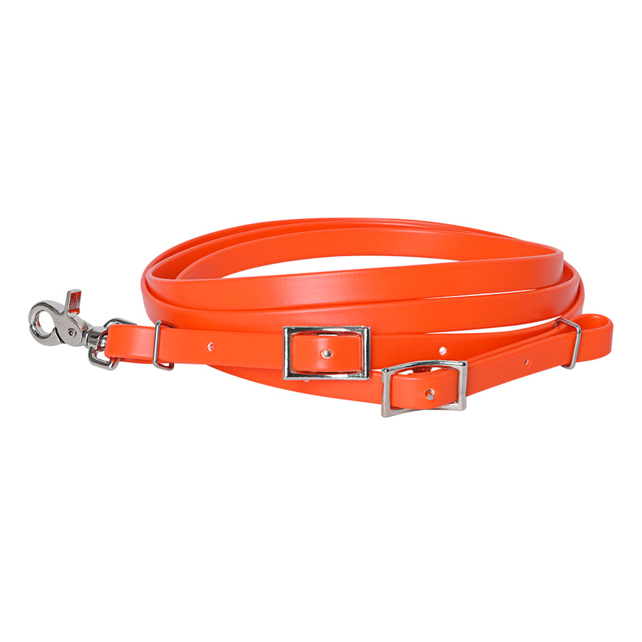 HILASON Western Horse Biothane Leather Rein Orange | Horse-Rein - Hilason