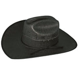 Lonestar Menard Black Straw Cowboy Hat