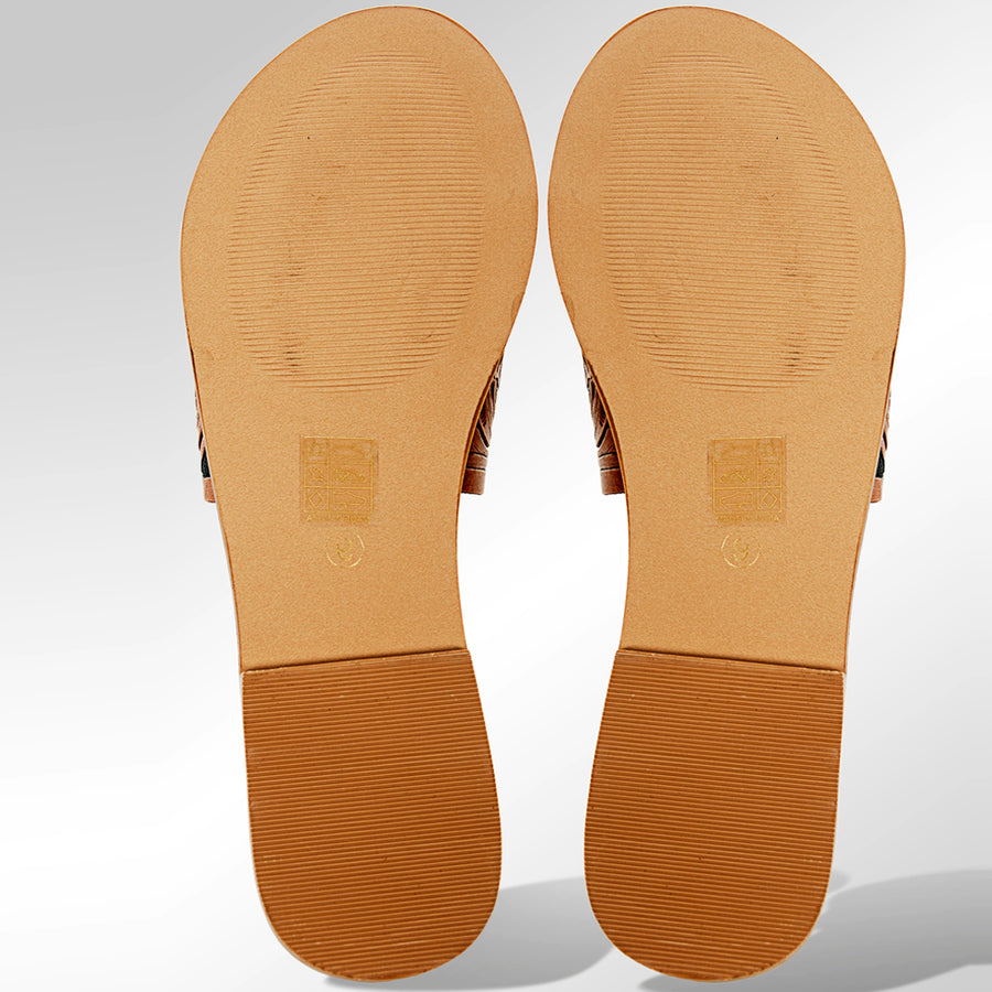 American Darling Adft101 Hand Tooled, Carved Genuine Leather Sandal Footwear Flip Flop | Tooled