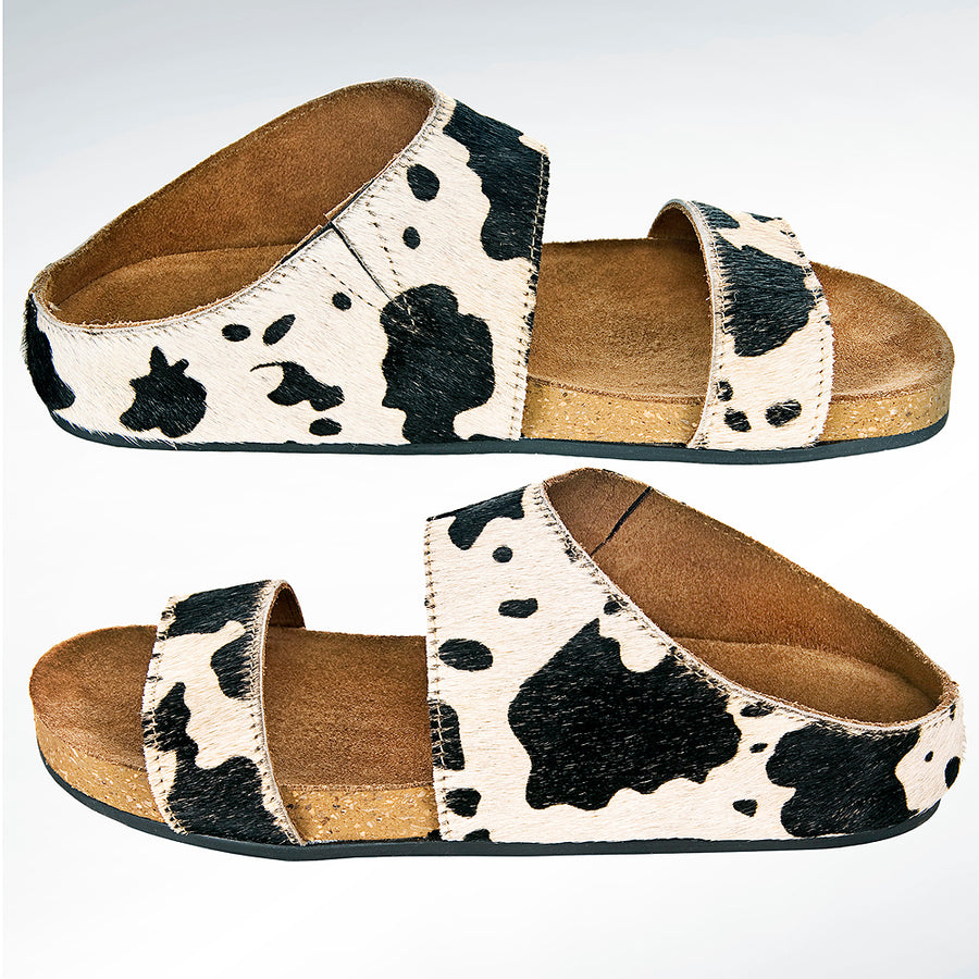 American Darling Adft101 Hand Tooled, Carved Genuine Leather Sandal Footwear Flip Flop | Tooled