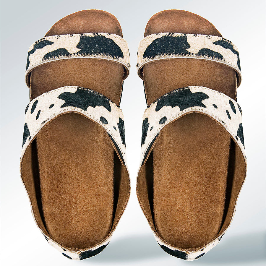 American Darling ADFT119 Hand tooled carved genuine leather sandal by Hilason – Cowboy and equestrian accessories